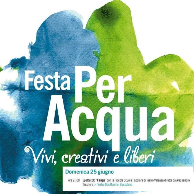 Fango in scena alla Festa per Acqua